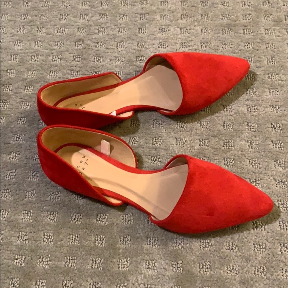 A• new day red flats (from Target)